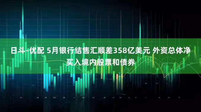日斗-优配 5月银行结售汇顺差358亿美元 外资总体净买入境内股票和债券